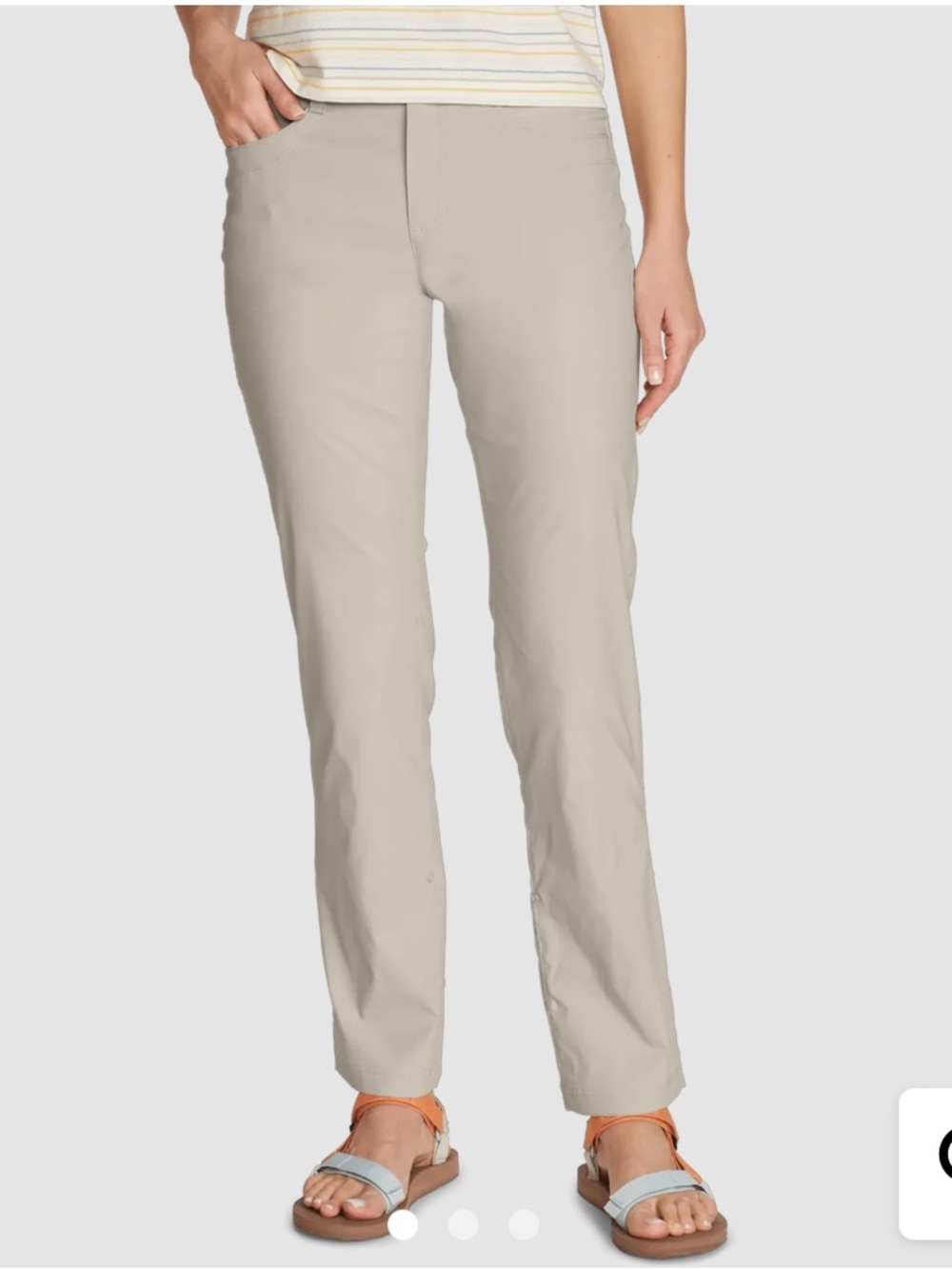 Eddie Bauer  Sightscape Horizon Convertible Roll-Up Pants size 16 NEW NWT